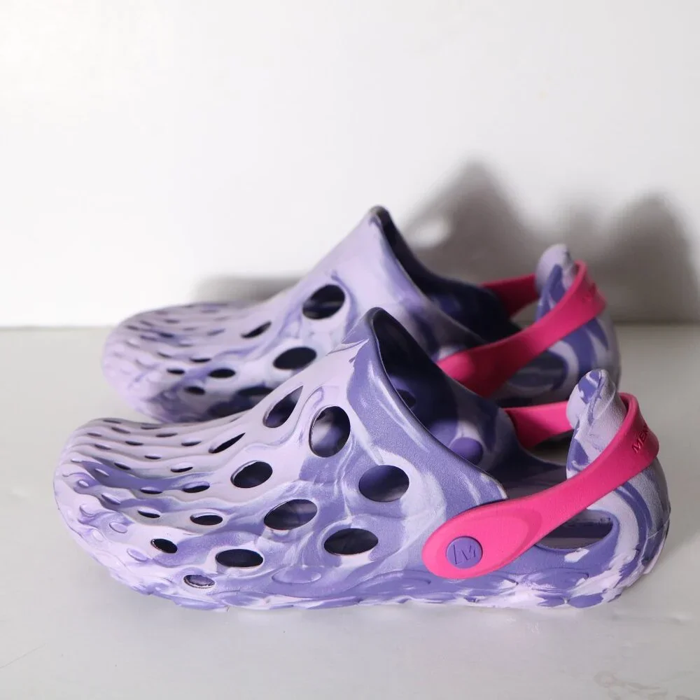 Merrell Kids Hydro Moc Sandal 5 Purple Pink Water Shoe Hiking Camping Walking‎